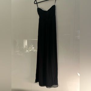 Vintage Burberry-Maxi Black Sleevless Dress